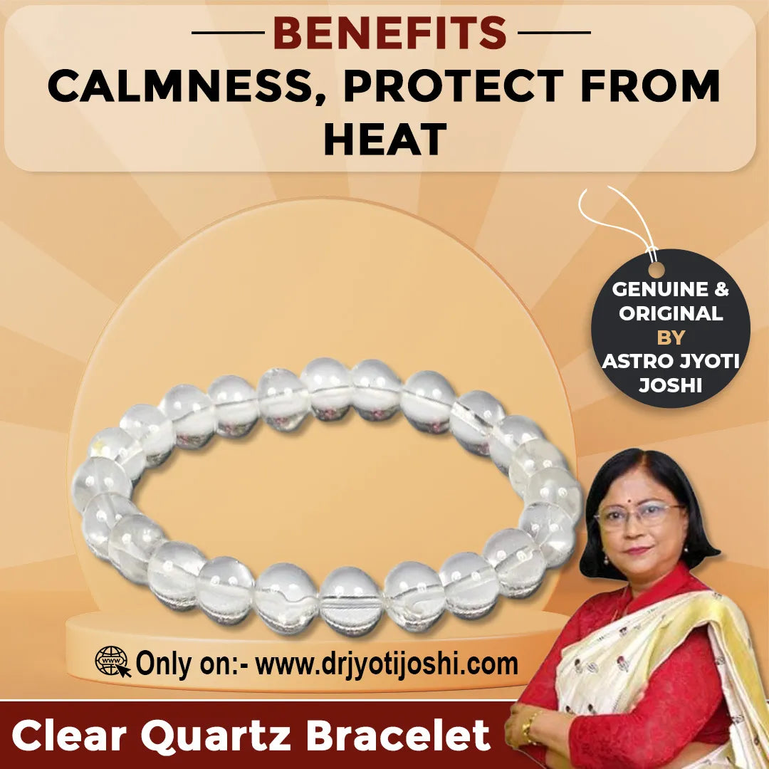 Clear Quartz Bracelet by Dr Jyoti joshi
