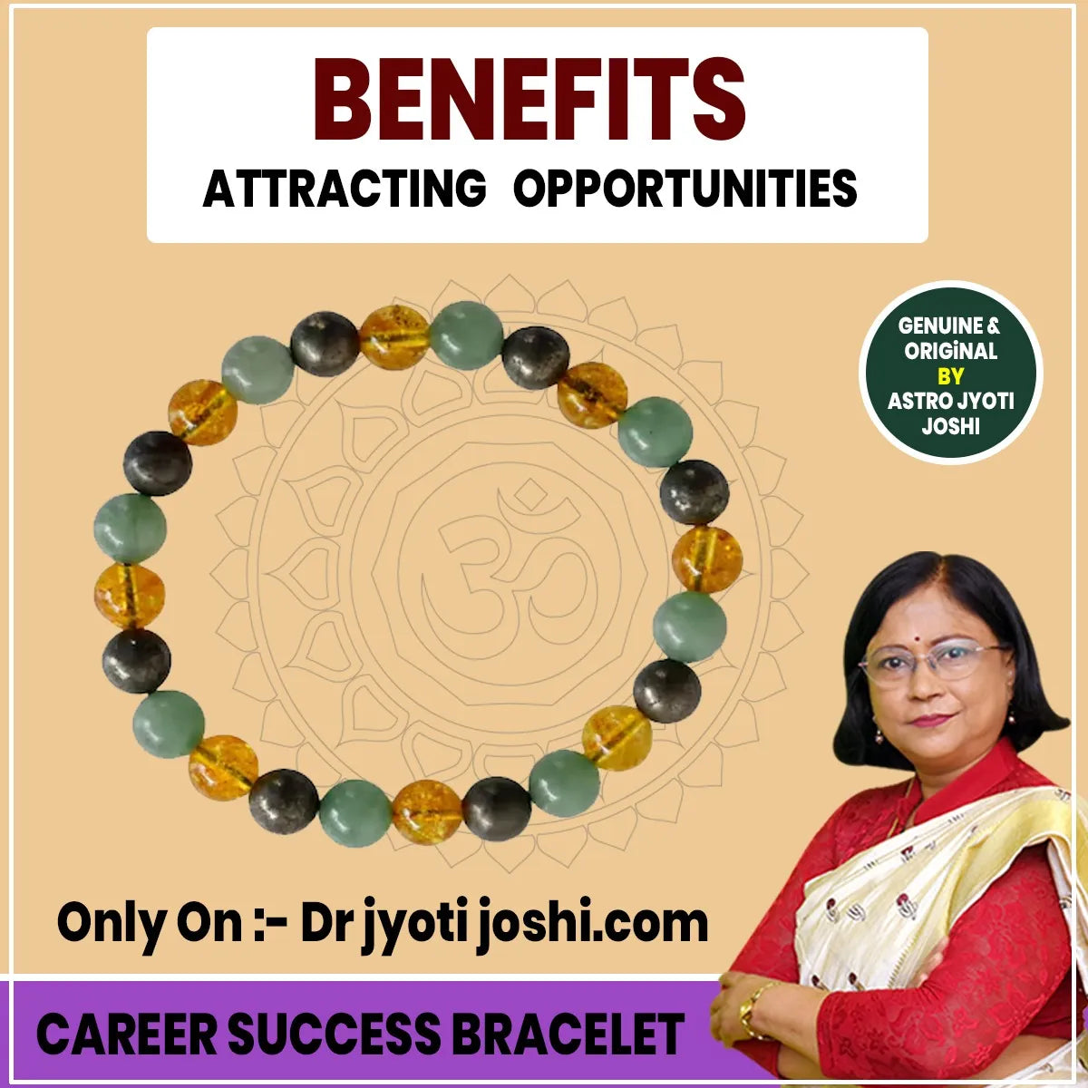 Career Success Bracelet by Dr Jyoti joshi