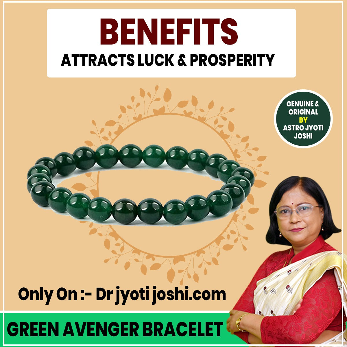 Green Avenger Bracelet by Dr Jyoti joshi
