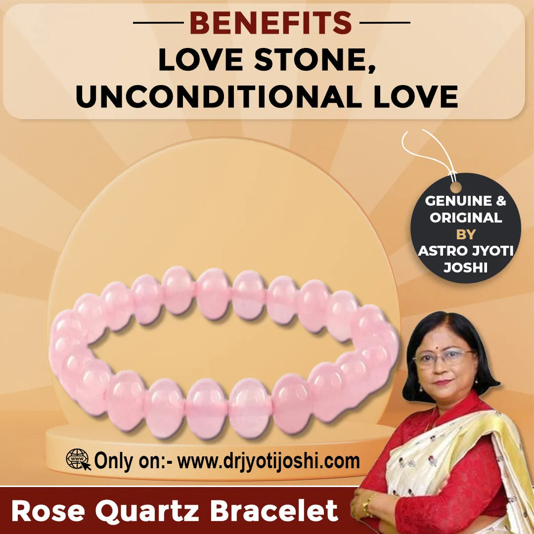Rose Quartz Bracelet by Dr Jyoti joshi